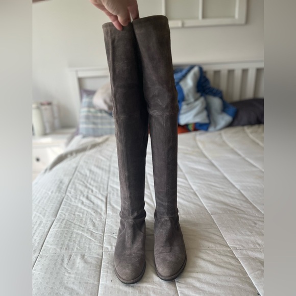 Stuart Weitzman Lowland Boot 6.5M Londra Suede - Picture 5 of 15